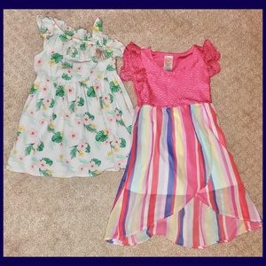 Two 4T Summer Dresses